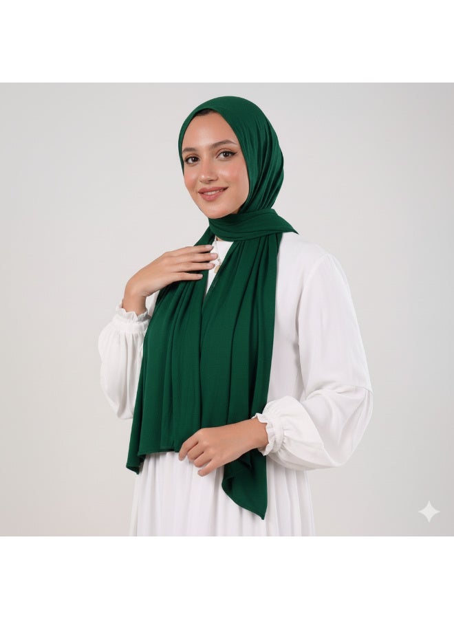 Women's Pure Cotton Soft Jersey Hijab - Premium Breathable Fabric & Full Coverage - Multi Colors - Image 4